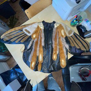 Vintage Festival Burning Man Coachella Tribal Inspired Poncho Cape